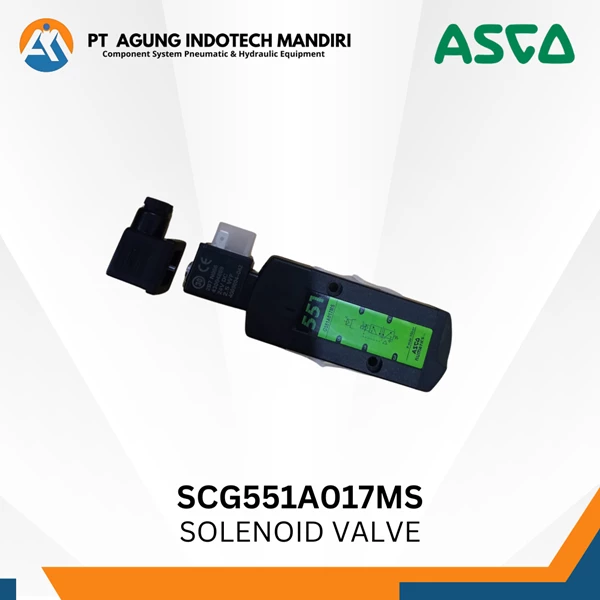 SOLENOID VALVE SCG551A017MS DRAT 1/4" ASCO