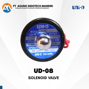 UNI-D UD-08 SOLENOID VALVE 2WAY NC 1/4
